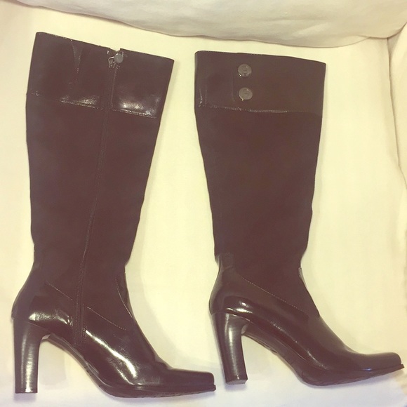 Etienne Aigner Shoes - Etienne Aigner Black zip BECKY boots 7.5 M NEW WOT